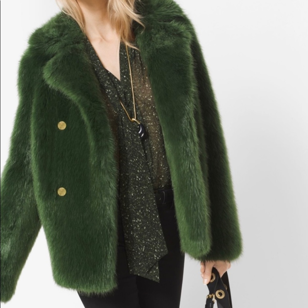 Michael Kors faux fur coat